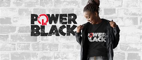 black in power tees